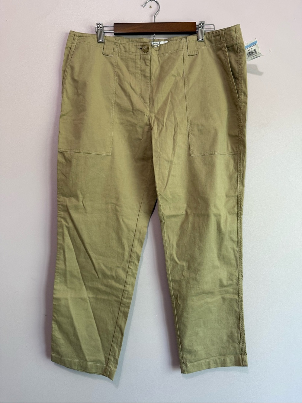 Nordstrom Signature Linen Cotton Utility Pants Size 16 NWT